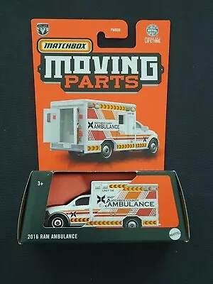 2024 Matchbox Moving Parts 2016 Ram Ambulance • $11.49