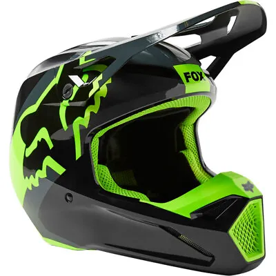 NEW Fox V1 Xpozr Black/Grey Kids Motocross Dirt Bike Helmet • $199