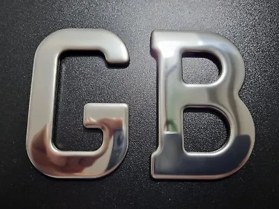 GB Stainless Steel Badge Great Britain Mini Moke Mga Mgb Mgc Mg Magnette Cooper • $32.29