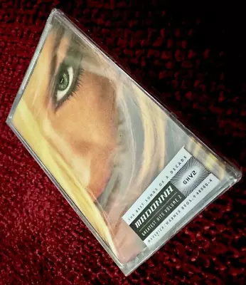 MADONNA MINT SEALED CASSETTE TAPE ALBUM GHv2 PROMO HYPE STICKER MUSIC K7 FROZEN • $55