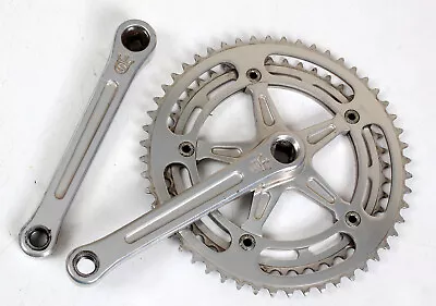 Sugino 171 Mighty Competition Crank Set 54/44 Chainrings Vintage 1970's - XLNT!! • $89.99