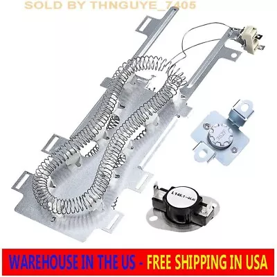 Dryer Heating Element Thermostat Maytag 3000 Series 400 Series MEDB850 MED6000 • $29.99