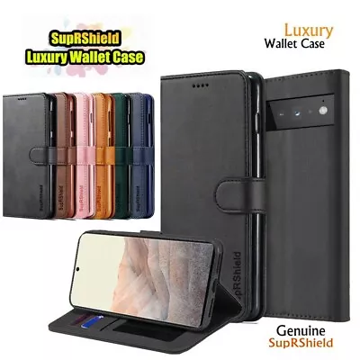 For Google Pixel 8 Pro 7A 6 7 Pro 6A 5A 4A Wallet Case Leather Shockproof Cover • $8.99