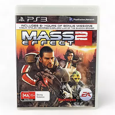 Mass Effect 2 II PS3 PlayStation 3 Game + Manual  Complete • $10