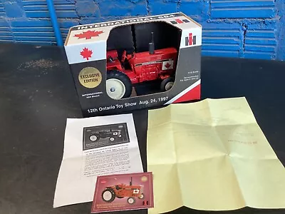 NIB 1/16 SCALE MODELS ERTL 684 INTERNATIONAL 12th ONTARIO SHOW TRACTOR W/CARD • $114.95