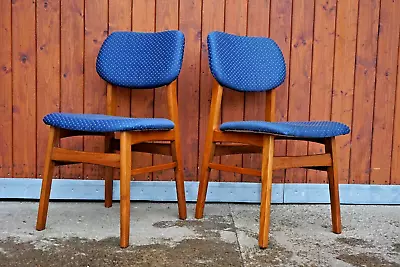 Dining Room Chair Vintage Mid Century Designer Chair Wood 60er Danish Modern 1/5 • $69.24