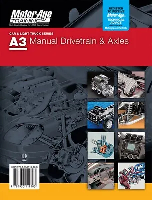 MotorAge A3 ASE Automotive Manual Drivetrains Axles Test Prep Manual Guide 19103 • $32.95