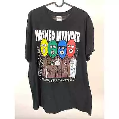 (V) RARE Masked Intruder Rock Band Gildan Men Shirt SS Collection Sz L  • $27.76