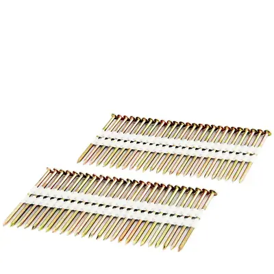 2-3/8X.113  21Deg Plastic Collated Galvanized Ring Shank Framing Nails 2000Count • $52.49