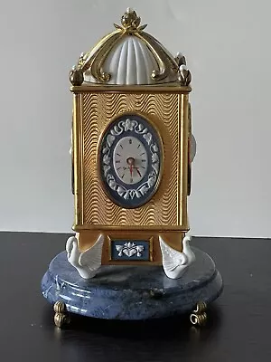 Musical Igor Carl Faberge Swan Lake Musical Clock - Super Rare • $7995