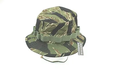 Vietnam Short Brim Style Tigerstripe Jungle Hat Ripstop Made In Usa • $19.99