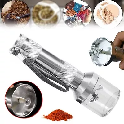 Silver Portable Electric Auto Grinder For Herb &Garlic Grinding Battery Power • $8.89