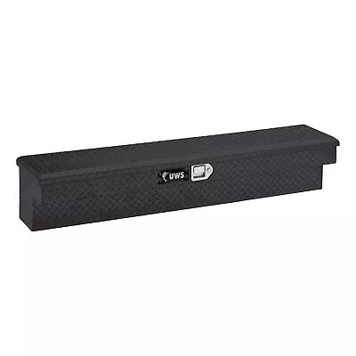 UWS 36  Truck Side Tool Box Storage Heavy Packaging Gloss Black Aluminum • $474.95