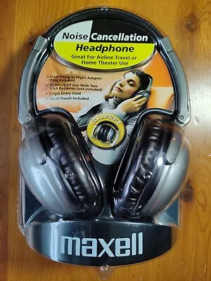 ✅ Maxell HP/NC-II Collapsible Noise Cancellation Headphones Brand New • $19.99