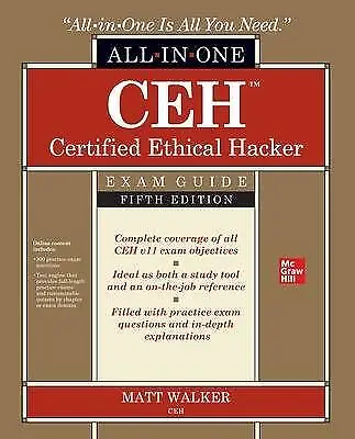 CEH Certified Ethical Hacker All-in-One Exam Guide • £28.61