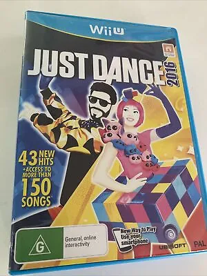 Just Dance 2016 - Nintendo Wii U Game PAL Aus - Very Good Condition(k • $16.96