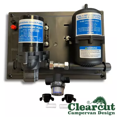 12v Water Pump & Accumulator Campervan/Motorhome/Caravan Diaphragm Pump 30PSI • £100