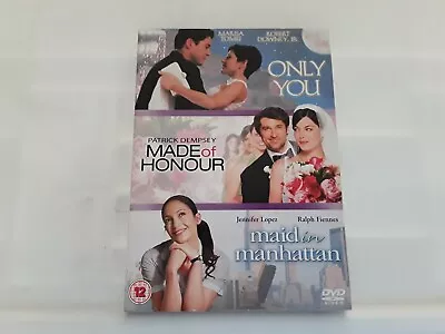 £19.95 • Buy Only You/Made Of Honour/Maid In Manhattan (BoxSet, DVD, 2009) New Sealed Freepos