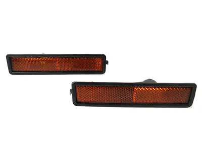 83-91 BMW E30 3 Series L+R Replacement Front Bumper Side Marker Reflector Lights • $29.95