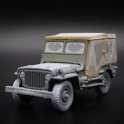 Korean War Willys Mb Jeep Army Military Snow Rare 1:64 Scale Diecast Model Car • $14.98