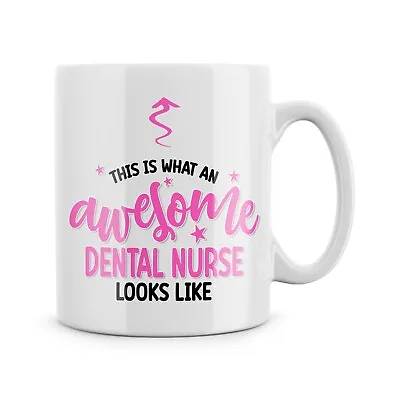 Funny Mugs Awesome Dental Nurse Gifts Secret Santa Work Office Colleague MG198 • £13.99