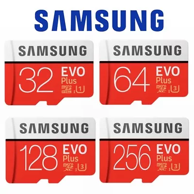 Micro SD Card SamSung Evo Plus 32GB 64GB 128GB 256GB Class 10 SDHC SDXC Memory  • $1.95