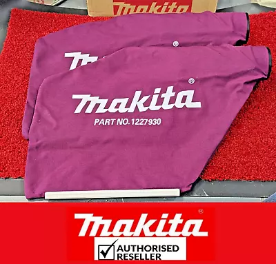 2XGenuine Makita Planer 18V Dust Bag KP0800K KP0810 KP0810C DKP180 DKP181 • £42.96