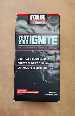 Force Factor Test X180 Testosterone Booster Supplement 60 Caps EXP  01/25 & UP • $18.49