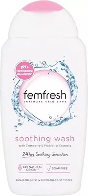 £2.84 • Buy Femfresh Ultimate Care Soothing Wash - Intimate Daily Vaginal Feminine Hygiene �