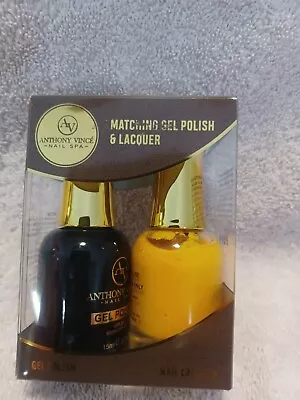 Anthony Vince Nail Spa Gel Duo - Gel Polish & Nail Lacquer #60 • $8.95