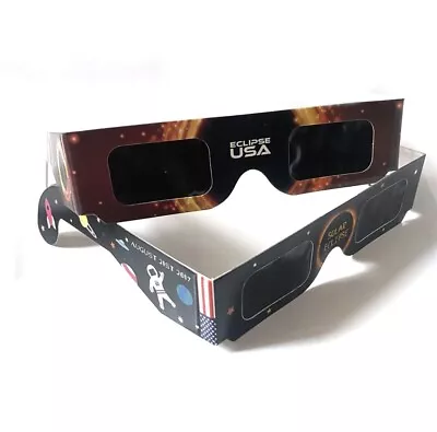 American Solar Eclipse Glasses 2024 - 2 Pack - ISO Certified • $3.98