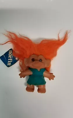 Vtg. Norfin Troll Doll Style # 502 With Tag-Dam Things ApS Denmark • $19.99