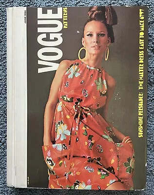 Vintage VOGUE Patterns Store Catalog Book - June 1966 Mid Century Modern Fashion • $250