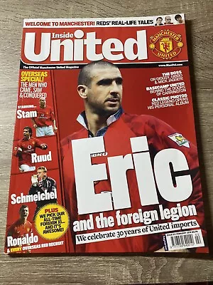 Inside United Magazine Manchester United Issue 211 February 2010 Eric Cantona • £7.99