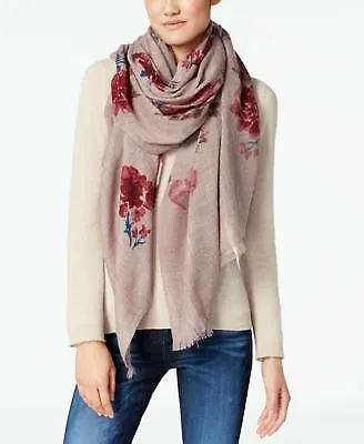 $19.99 • Buy Steve Madden Flowing Flowers Day Wrap Scarf Neutral ONE SIZE