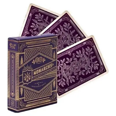 £9.49 • Buy Bicycle Monarchs Playing Cards - Purple