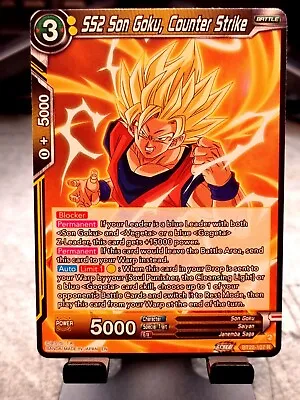 SS2 Son Goku Counter Strike BT22-107 R - Critical Blow DBS • $1.20