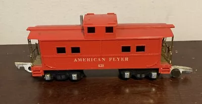 VINTAGE American Flyer 638 Red Caboose Train Car A.C. Gilbert • $10