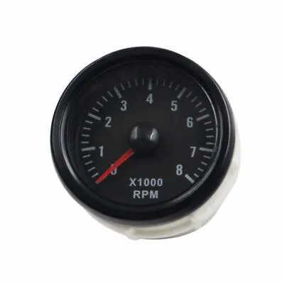 $16.69 • Buy 2 Inch 52mm Electrical Tachometer Gauge For 0-8(x1000) RPM LED Display