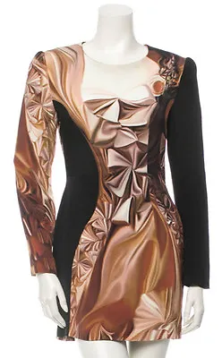 $285 • Buy Mary Katrantzou Silk Dress US Size 6 / UK Size 10