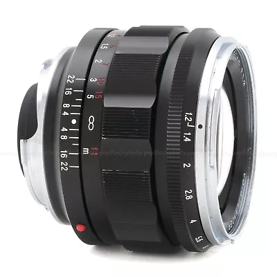 Voigtlander 50mm F/1.2 Nokton Aspherical Black (M-Mount) Lens USED W/ LH-10 Hood • $688