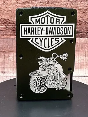 Harley Davidson  Mens Minimalist Wallet Slim Aluminum Military Green • $23.99