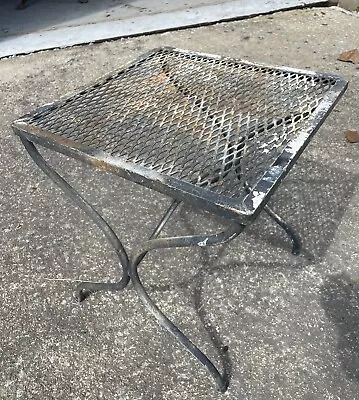 Vintage Wrought Iron Patio Table.  • $45