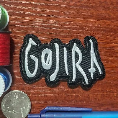 Gojira Patch French Heavy Death Metal Rock Band Embroidered Iron On 1.75x2.75  • $4