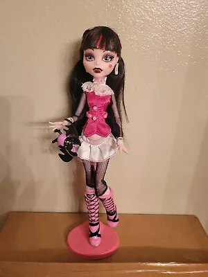 2009 Monster High Wave 1 First Release Draculaura Pet Bat 1st Wave White Elastic • $148.88