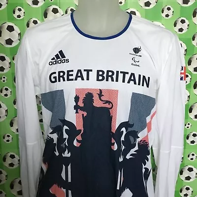 Bnwt 40”/42” Team Gb 2016 Rio Paralympics R Comp Long Sleeve Tee • $37.89