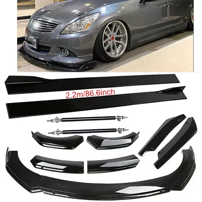 For Infiniti G35 Front Bumper Lip Spoiler Splitter+Side Skirts+Rear Lip • $99.99