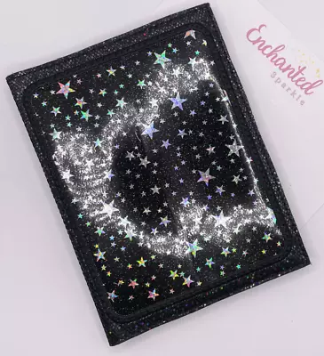 Black Silver Star A6 Notebook - Gift Idea - Stationary Funky Note Book • £3.99