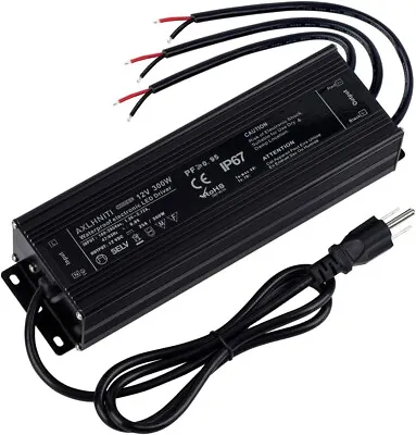 LED Driver 300Watts(100W X3)12V DC Low Voltage Output Waterproof IP67 LED Power • $29.99