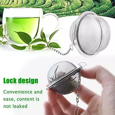 2pcs Tea Steeper Mesh Tea Infuser Premium Tea Filter Tea Interval Diffuser Ball • $7.99